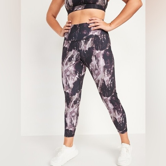 NWT! Granite Grey High-waisted PowerPress 7/8 Length Leggings - Size Small 🏋️ - Picture 2 of 13